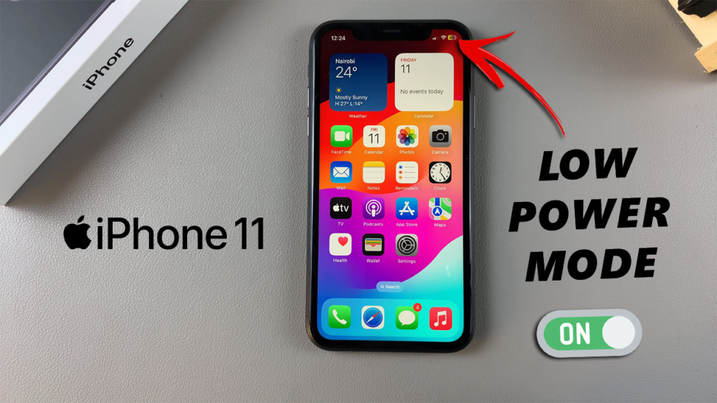 How To Turn ON Low Power Mode On iPhone 11